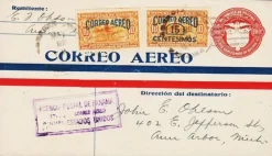 Tradera PANAMA - 1929 - B'0.02 STATIONARY CORREO AEREO - FIRST FLIGHT| Flere Lande