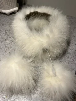 Best Pannband i äkta päls (kanin?) Hovedbeklædning