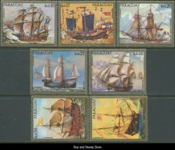 Tradera Paraguay | Mi 2298-2304 | Postfriskt| Sydamerika & Caribien