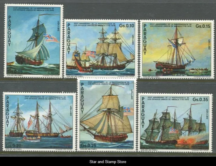 Tradera Paraguay | Mi 2720-2725 | Postfriskt| Sydamerika & Caribien