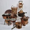 Cheap Parti kopparföremål - Kaffepannor, Grytor och balja, mm. i koppar - 1900-tal Kobbergenstande
