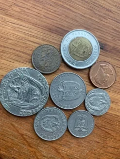 Tradera Parti mynt Panama| Udenlandske Mønter