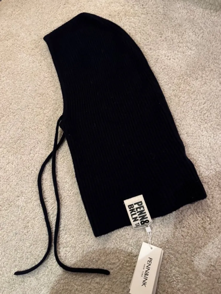 Store Penn & Ink mörkblå Bavaklava storlek ONE SIZE Hovedbeklædning