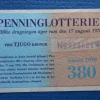 Tradera Penninglotteriet 17 augusti 1970> Lotterier & Lodsedler