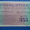 Tradera Penninglotteriet 15 juli 1968> Lotterier & Lodsedler