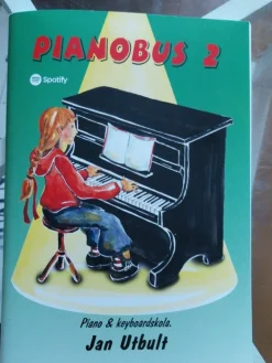 Tradera Pianobus 2 - Piano & keyboardskola av Jan Utbuldt| Noder Og Nodehæfter