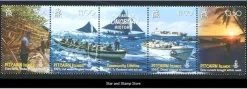Tradera Pitcairn Islands | Mi 753-756 | Postfriskt femstrip | Kv 95:-| Europa