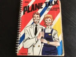Tradera Plane Talk: Public Address Instruction - SAS, Sturk 84. Flyg. SAS. Flygvärdinna.> Fly
