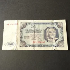 Tradera Polen 20 Zlotych Skadad| Sedler