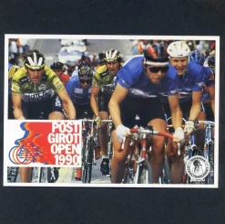 Tradera Postgirot Open 1990 Sv Cykelförbundet kort med specialstämpel| Generelle Motiver
