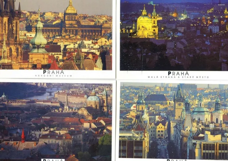 Tradera PRAHA 18 nyare färgvykort från Vackra Prag flertalet oskrivna i mkt bra skick| Verden Undtagen De Nordiske Lande