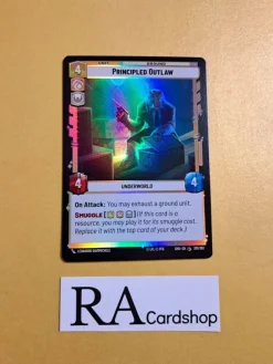 Tradera Principled Outlaw Common Foil 201/262 Shadows of the Galaxy (SHD) Star Wars Unli> Star Wars