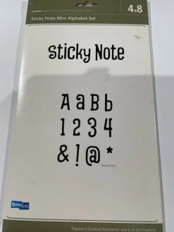 Tradera Quickutz Dies - alfabet| Scrapbøger