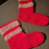 Tradera Röda varma sockar stickade nya storlek ca 37-40| Tøj