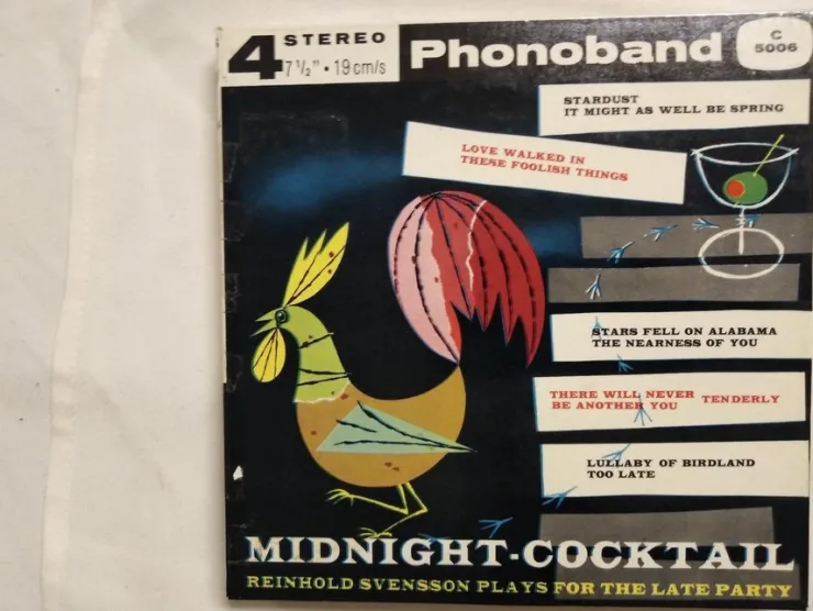 Tradera Reinhold Svensson plays for the late party Midnight-Cocktail Reel-To-Reel| Spolebånd