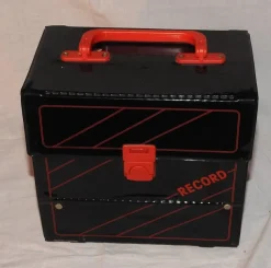 Tradera Retro väska för vinylsinglar| Musiktilbehør