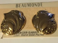 Tradera Örhängen guldfärgad metall> Øreringe