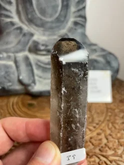 Tradera Rökkvarts rå spets 6-8cm> Ædelsten