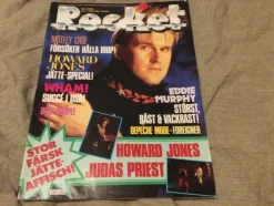 Tradera Rocket nr 3, 1986: Eddie Murphy, Depeche Mode, Motley Crue| Musiktidsskrifter & Litteratur