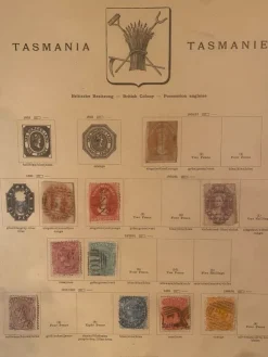 Cheap Samling Tasmania på äldre blad Oceanien