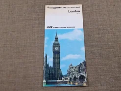Tradera SAS CITY PORTRAIT - LONDON - BROSCHYR från 1970-talet> Fly