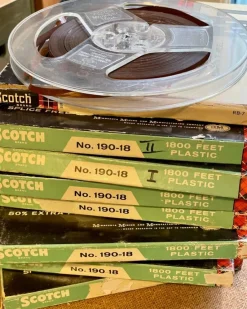 Tradera Scotch USA tio stycken 7” rullband| Spolebånd