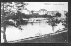Tradera Södertelge Strandpromenaderna stämplat SALTSKOG 1910tal| Svenske Landskaber