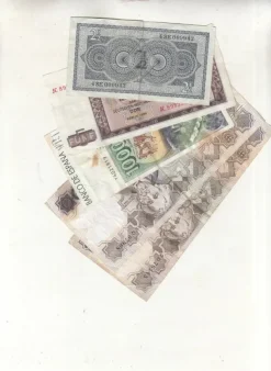 Tradera Sedel Europeiska länder sedlar 5 styck enl bild| Sedler