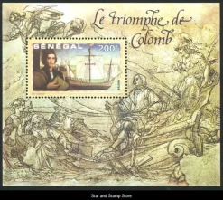 Tradera Senegal | Mi Block 68 | Postfriskt| Afrika