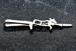 Tradera Slipsnål, hällristning, sterlingsilver 925, silver, smide> Slipsenåle