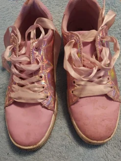 Tradera sneakers ROSA GLITTRIGA stl.38 !> Damesko
