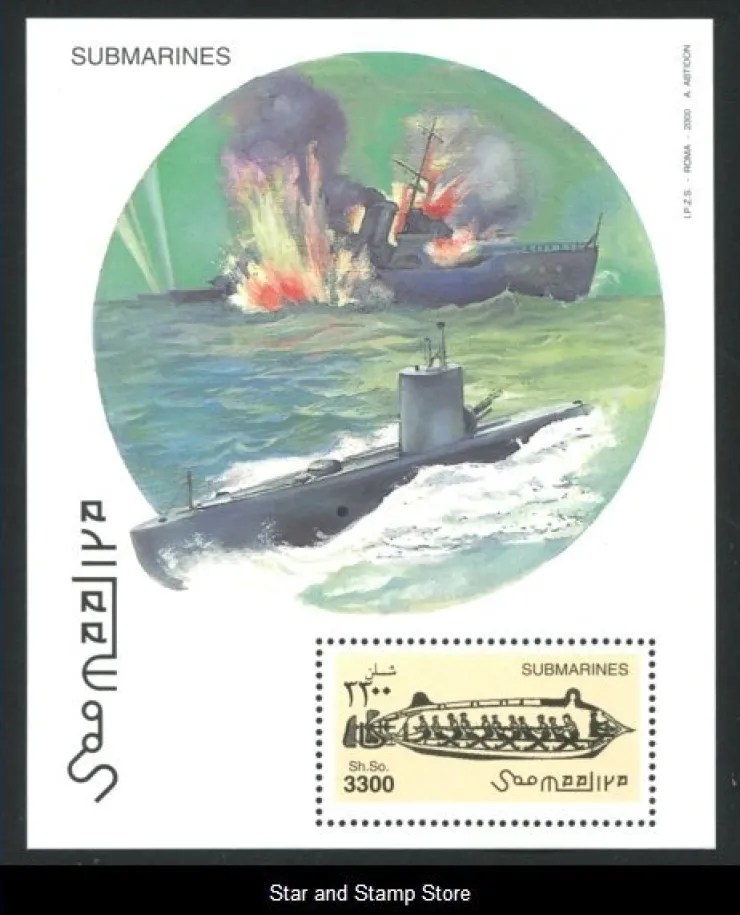 Tradera Somalia | Mi Block 67 | Postfriskt | Kv 150:-| Afrika