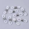 Online 10st Glasögonhållare 20x5mm Transperent Vitt Gummi och Rostfritt stål Briller & Tilbehør