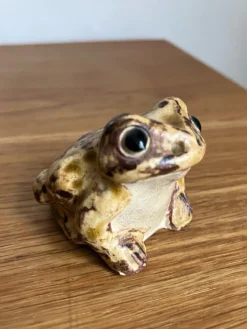 Store Söt liten groda i keramik. Japan. Orientalsk Kunst Og Porcelæn