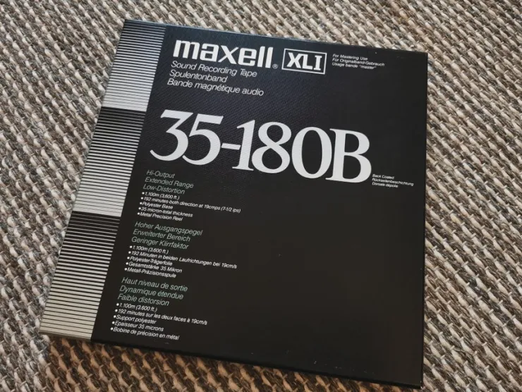 Tradera 1st. Maxell XLI 350-180B (N) rullband till rullbandspelare NOS, oanvänd| Spolebånd