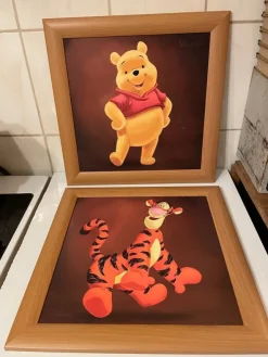 Tradera 2st tavlor, Disney, Nalle Puh, Tiger| Disney