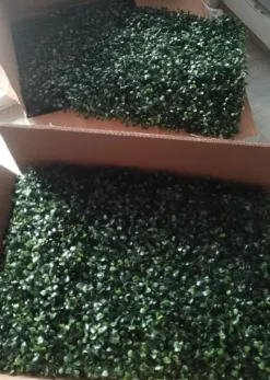 Tradera 12st 60x40cm häckpaneler i buxbom, konstgjord växtväggdekoration,säkert material| Kunstige Planter