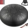 Tradera Steel Tongue Drum – 13-noters Percussionsinstrument, 12| Musiktilbehør