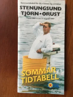 Tradera Stenungsund-Tjörn-Orust Sommartidtabell 1997> Køreplaner