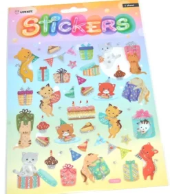 Tradera Stickers med Katter - kalas| Scrapbøger