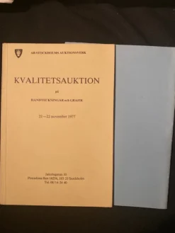 Tradera Stockholms auktionsverk auktionskatalog> Prislister & Kataloger