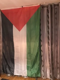Tradera Stora PALESTINE,Palestina flagga 240x150cm, Palestinsk flagga> Flag