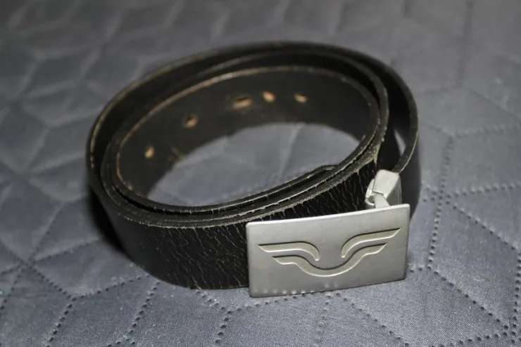 Tradera Svart livrem i skinn (Lokförare) SJ> Jernbane- & Sporvogns-memorabilia