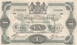 Tradera Svensk 1 Krona sedel från 1918| Sedler