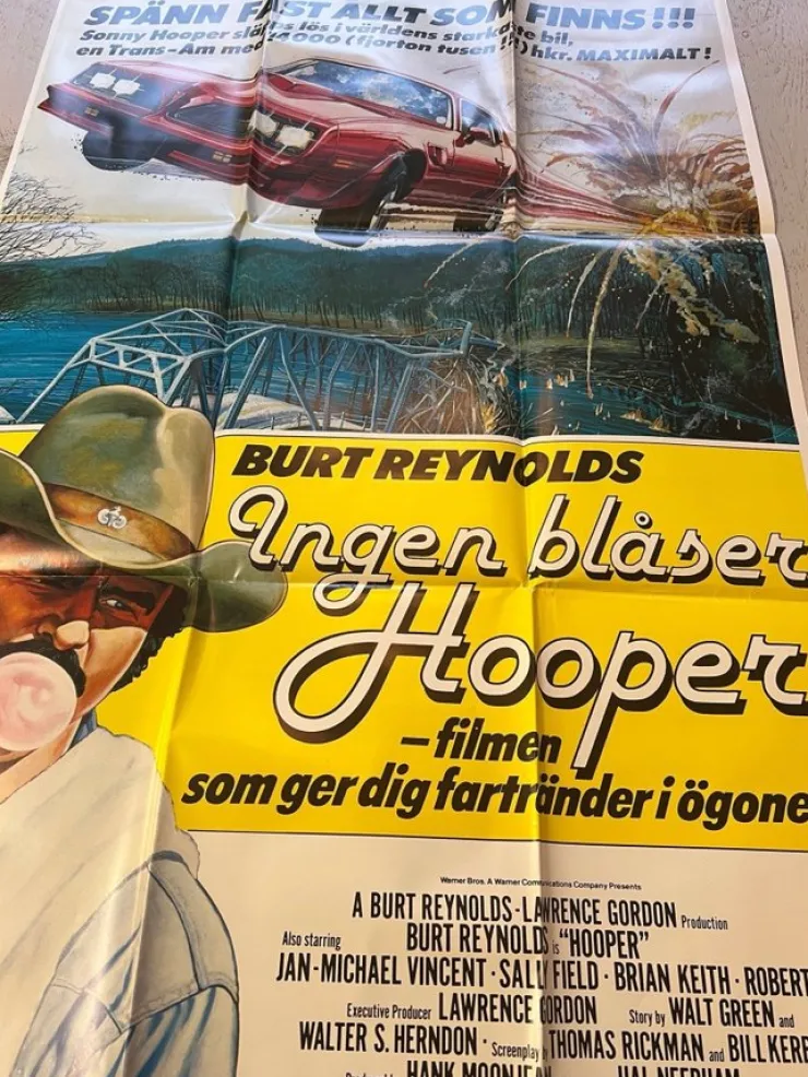 Tradera Svensk filmposter: Ingen blåser Hooper No37> Plakater