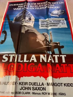 Tradera Svenska filmposters: Stilla Natt Blodiga Natt No60> Plakater