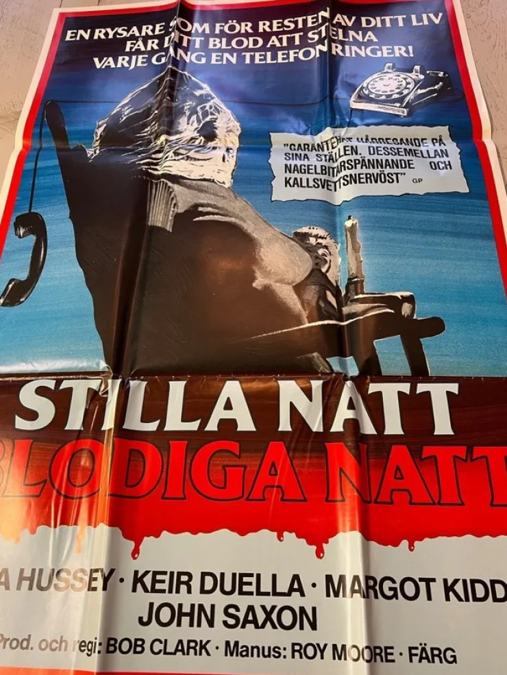 Tradera Svenska filmposters: Stilla Natt Blodiga Natt No60> Plakater