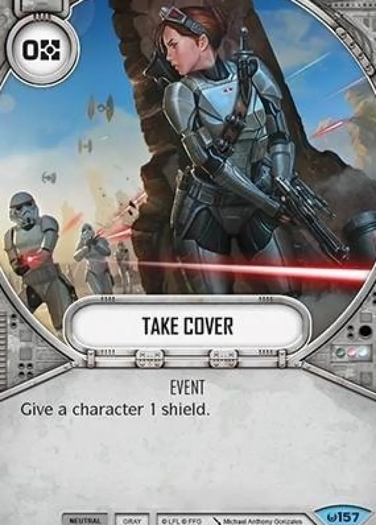 Tradera Take Cover (Star Wars: Destiny - Awakenings)> Spillekort