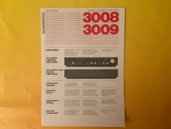 Tradera TANDBERG. BROSCHYR. 3008/3009. HI-FI. STEREO. AUDIO. LJUD OCH BILD> Prislister & Kataloger