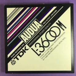 Tradera TDK AUDUA L-3600M, NAB HUB METAL REEL - rullband, hög kvalitet - made in Japan| Spolebånd